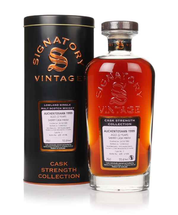 Auchentoshan 22 Year Old 1999 (cask 3) - Cask Strength Collection (Signatory) | 700ML at CaskCartel.com