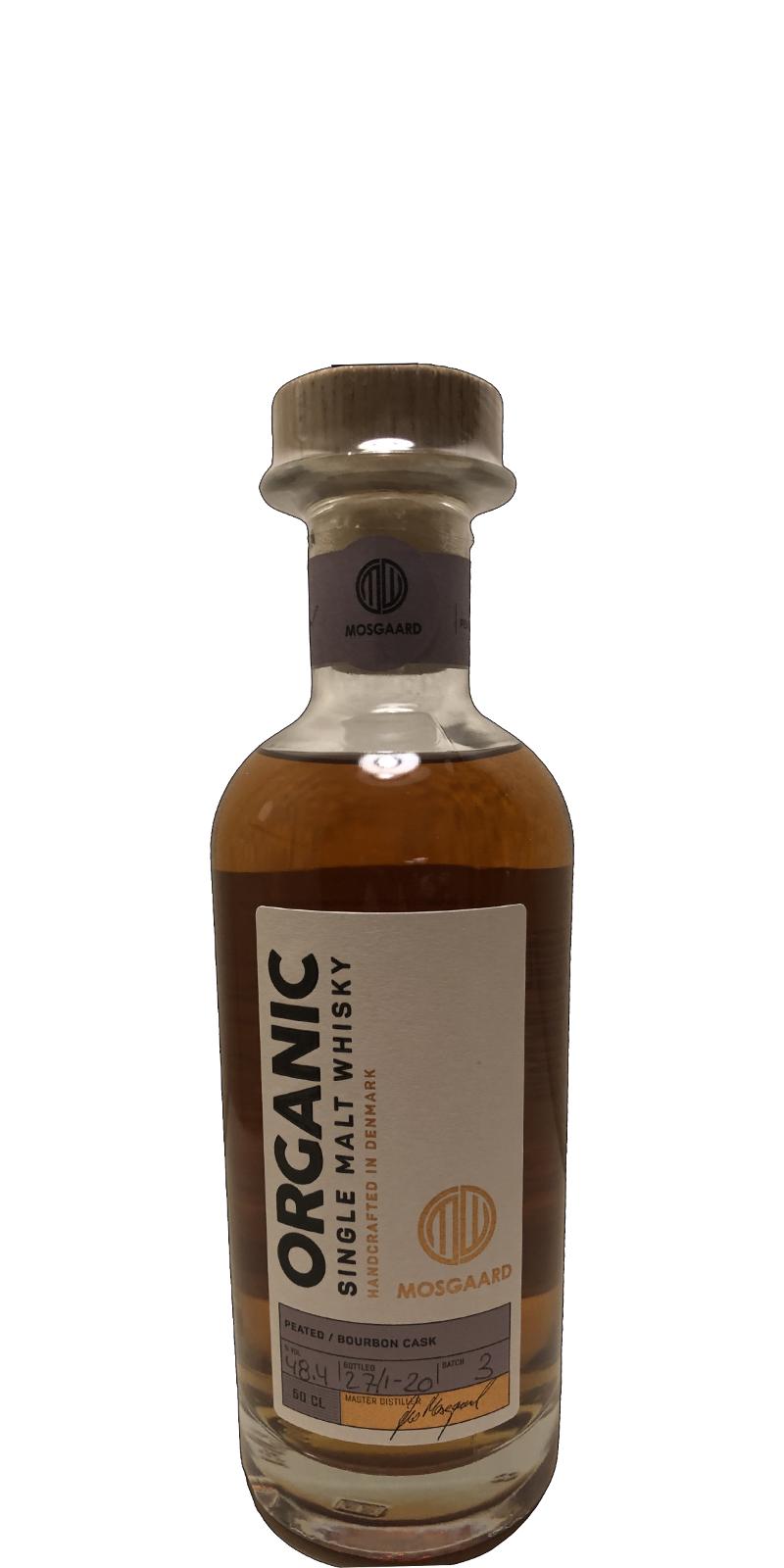 Mosgaard Organic - Peated Batch 3 (2020) Release Whisky | 500ML at CaskCartel.com