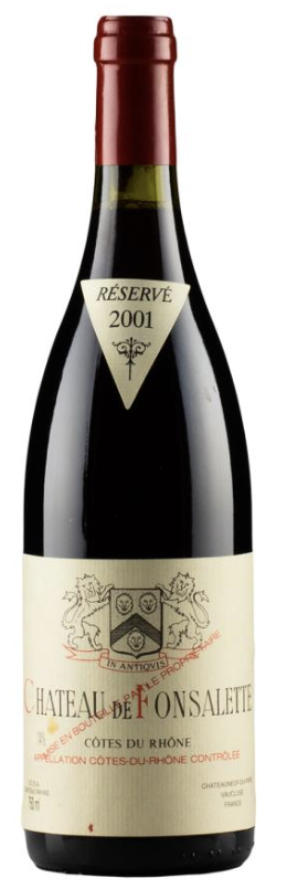 2001 | Château Rayas | Chateau de Fonsalette Cotes du Rhone Reserve at CaskCartel.com