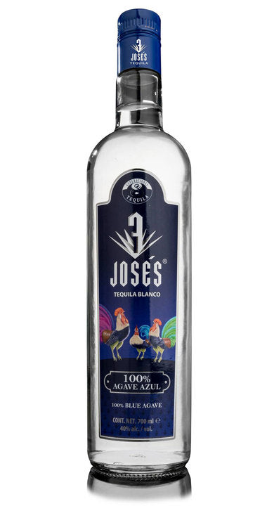 3 Joses Blanco 100% Agave Azul Tequila | 700ML at CaskCartel.com