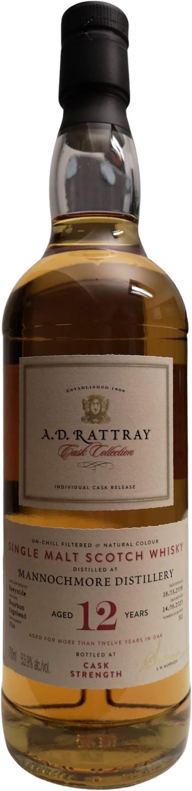 Mannochmore 2008 DR Cask Collection 12 Year Old (2020) Release (Cask #3766) Scotch Whisky | 700ML at CaskCartel.com