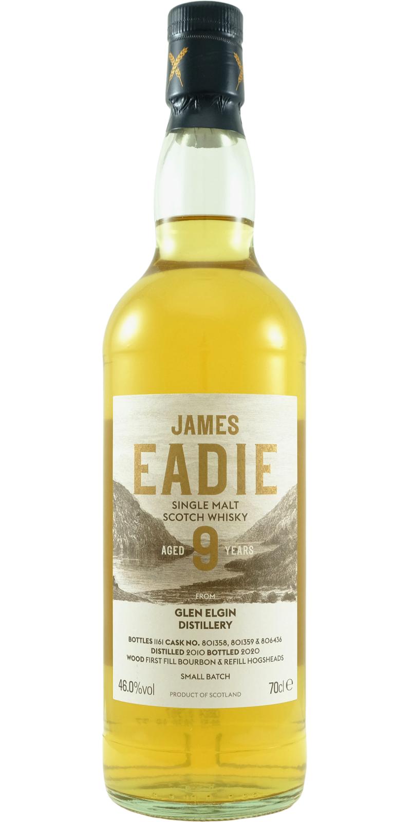 Glen Elgin 2010 JE Small Batch 9 Year Old (2020) Release (Cask #801358 801359 806436) Scotch Whisky | 700ML at CaskCartel.com