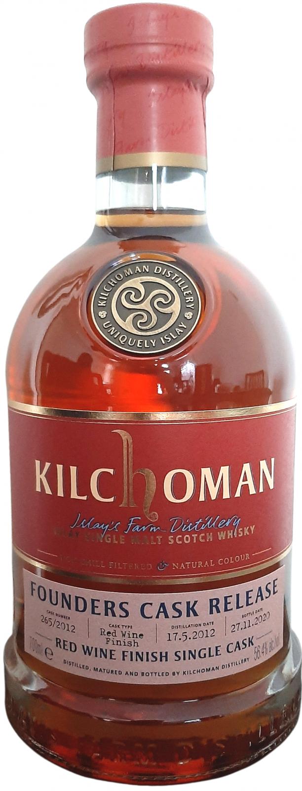 Kilchoman Founders Cask 3rd Edition 8 Year Old (2020) Release (Cask #265/2012) Scotch Whisky | 700ML at CaskCartel.com