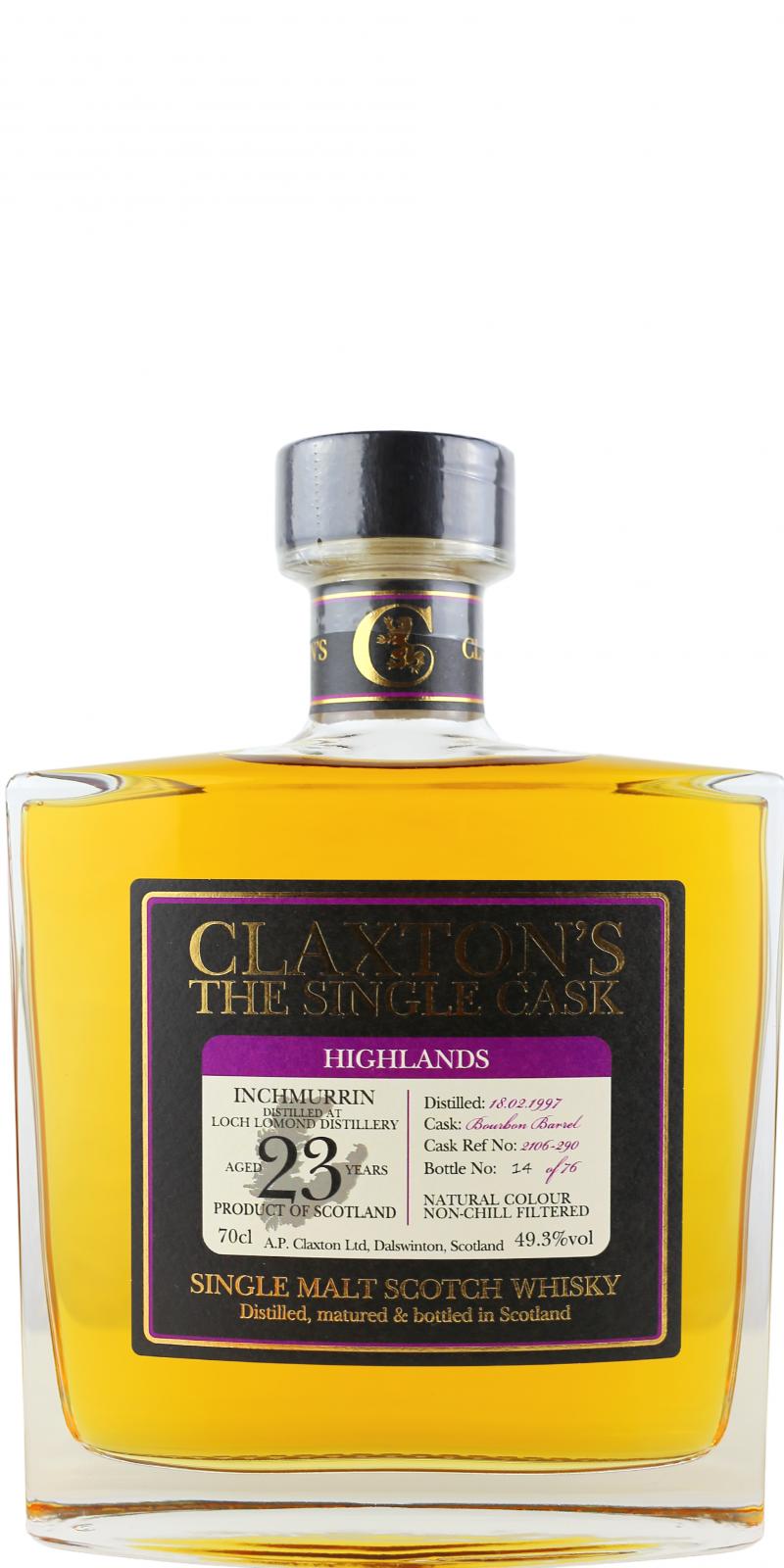 Inchmurrin 1997 Cl 23 Year Old (2020) Release (Cask #2106-290) Scotch Whisky | 700ML at CaskCartel.com