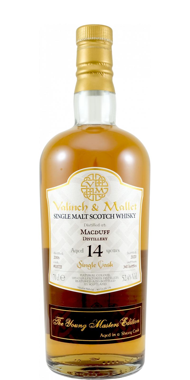 Macduff 2006 V&M The Young Masters Edition 14 Year Old (2020) Release (Cask #101721) Scotch Whisky | 700ML at CaskCartel.com