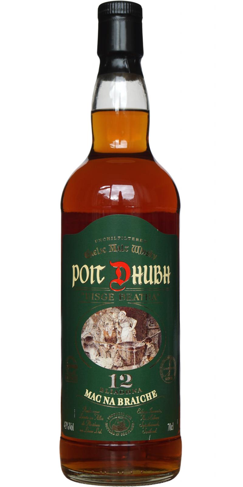 Poit Dhubh 12 Year Old Mac Na Braiche Whisky | 700ML at CaskCartel.com