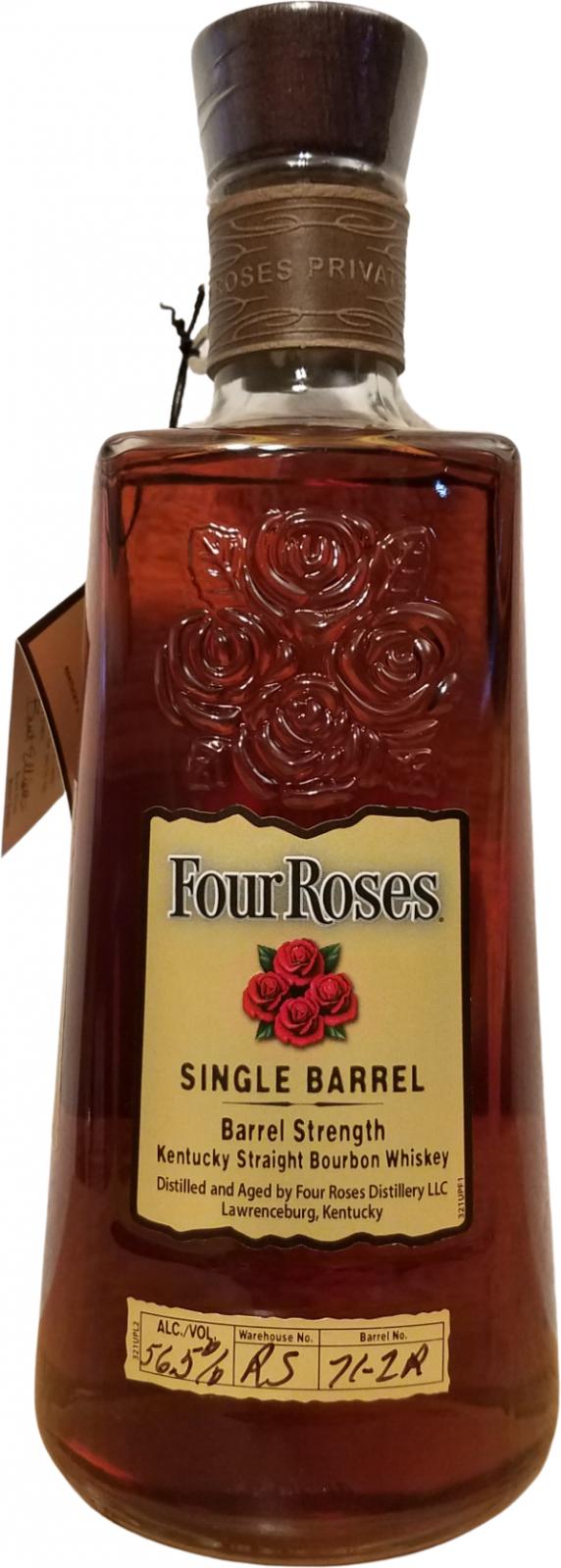 Four Roses SIngle Barrel Select Private Selection OBSF 9 Year Old 2021 Release Cask #RS 71-2R Bourbon Whiskey at CaskCartel.com
