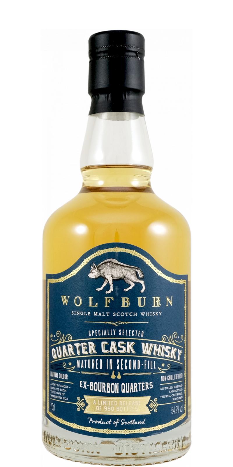 Wolfburn Quarter Cask Father's Day 7 Year Old 2021 (54.2%) Whisky | 700ML at CaskCartel.com