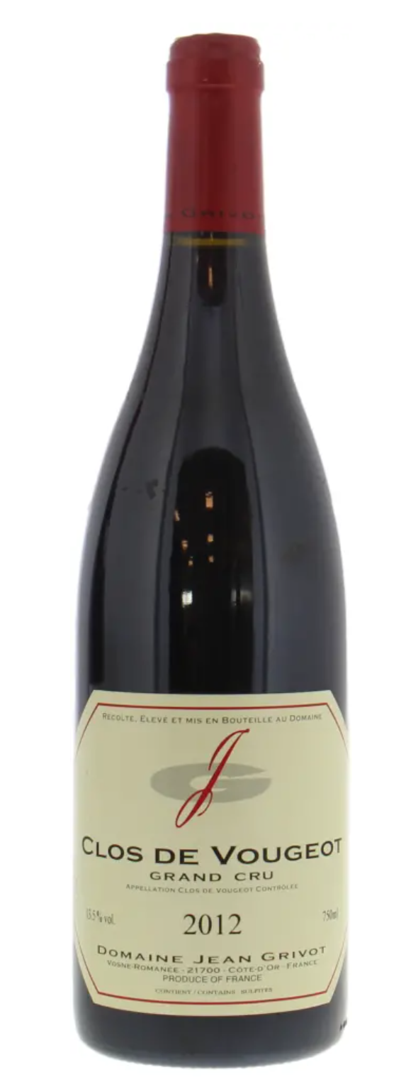 2012 | Jean Grivot | Clos de Vougeot at CaskCartel.com