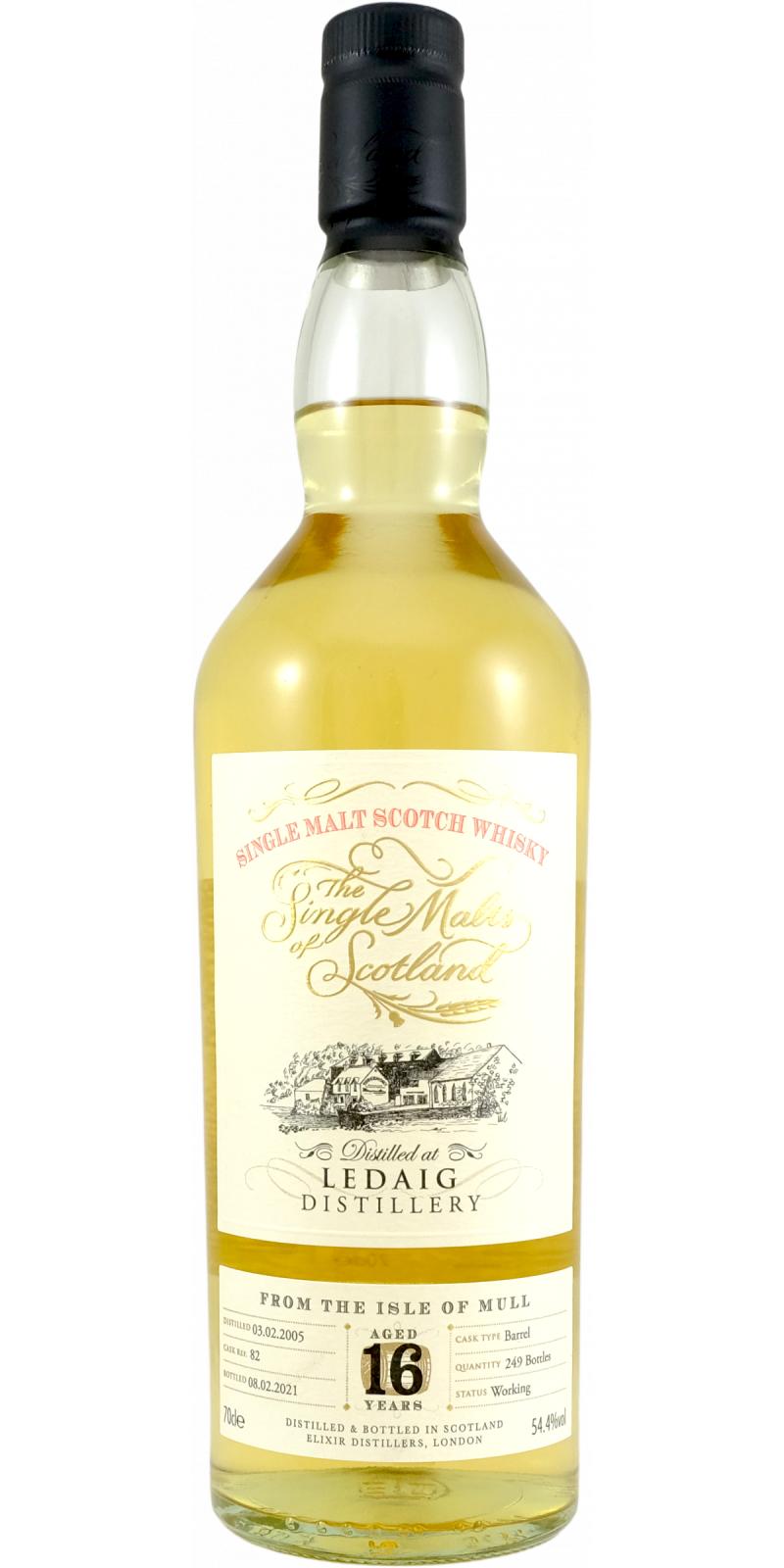 Ledaig Single Malts Of Scotland Single Cask #82 2005 16 Year Old Whisky | 700ML at CaskCartel.com