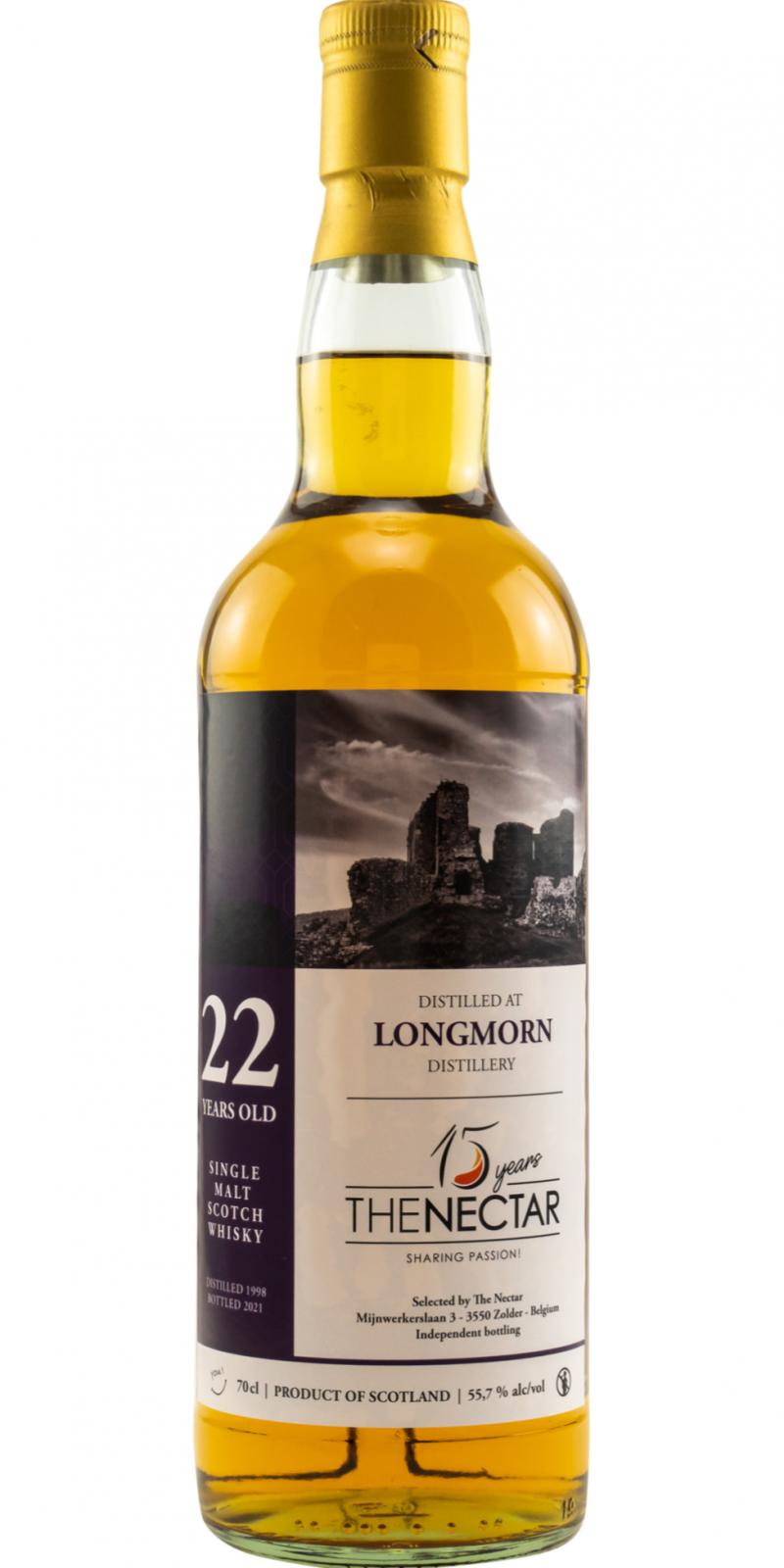 Longmorn 1998 DD The Nectar of the Daily Drams 22 Year Old 2021 Release Single Malt Scotch Whisky | 700ML at CaskCartel.com