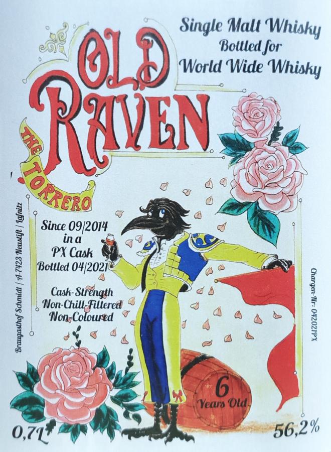 Old Raven 2014 Torrero 6 Year Old 2021 Release Single Malt Whisky | 700ML at CaskCartel.com