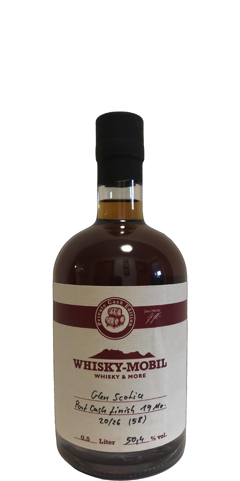 Glen Scotia Port Cask Finish 19 Mo. Private Cask Edition 2021 Release Single Malt Scotch Whisky | 500ML at CaskCartel.com