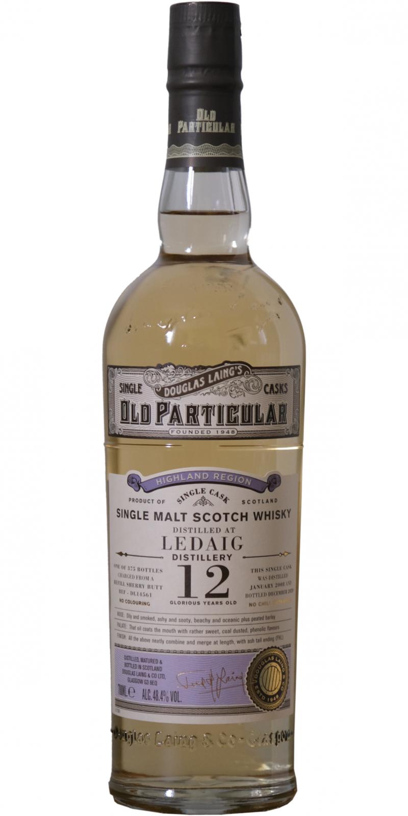 Ledaig 12 Year Old (D.2008, B.2020) Douglas Laing’s Old Particular Scotch Whisky | 700ML at CaskCartel.com