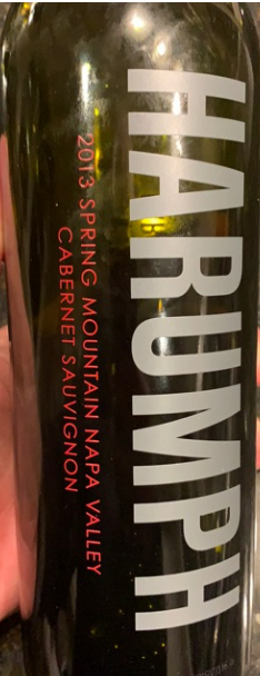 2013 | Harumph | Cabernet Sauvignon Spring Mountain at CaskCartel.com