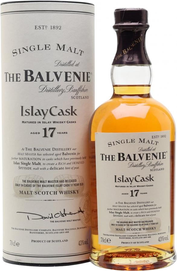 The Balvenie Islay Cask 17 Year Old Single Malt Whisky | 700ML at CaskCartel.com