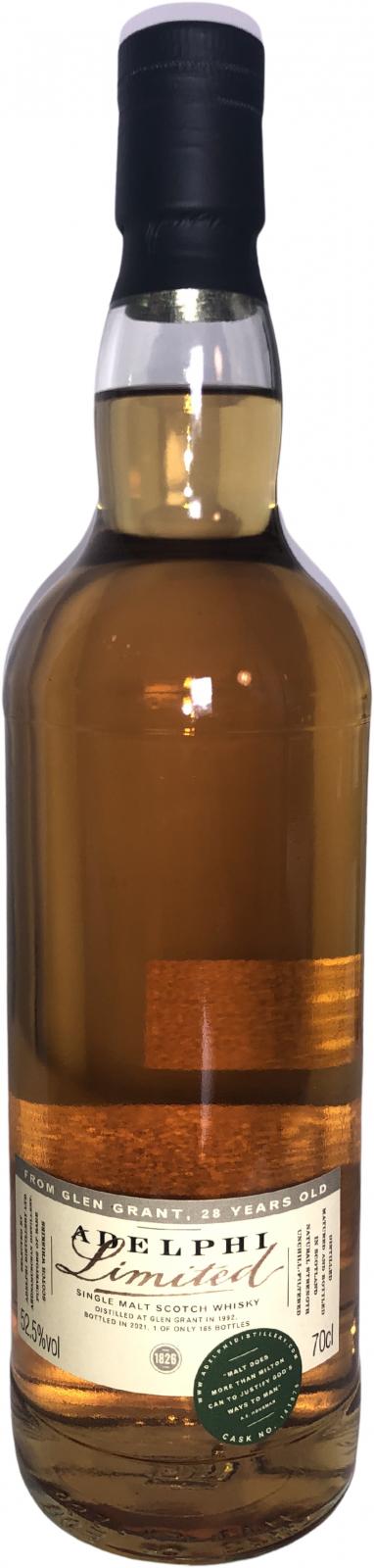 Glen Grant 1992 AD Limited 28 Year Old 2021 Release (Cask #141976) Single Malt Scotch Whisky | 700ML at CaskCartel.com