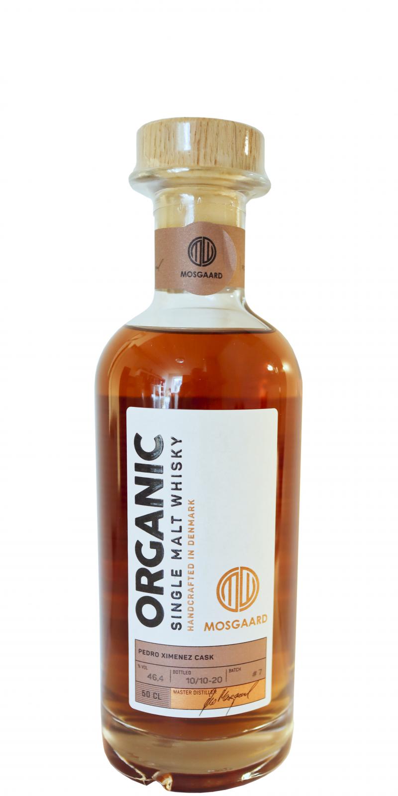 Mosgaard Organic - Pedro Ximenez Cask Batch 7 (2020) Release Whisky | 500ML at CaskCartel.com