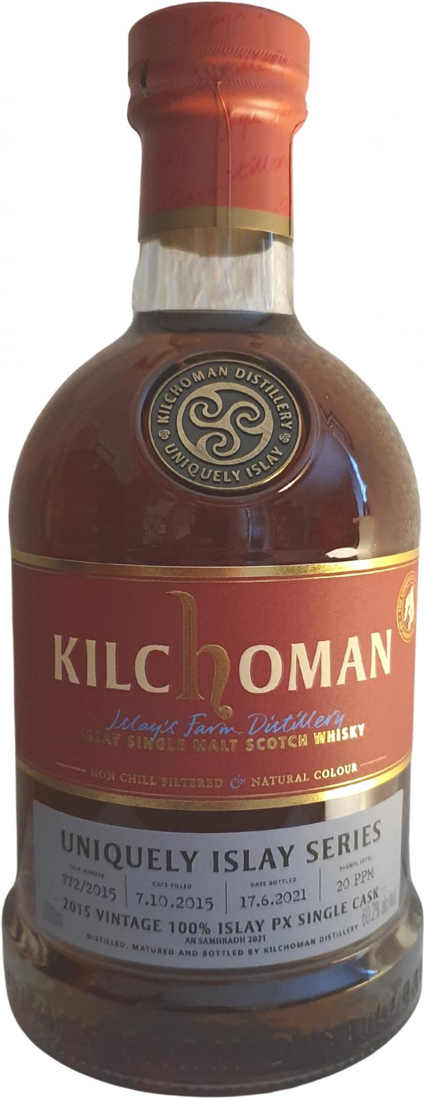 Kilchoman 2015 100% Islay Uniquely Islay Series - An Samhradh 2021 Release (Cask #772/2015) Single Malt Scotch Whisky | 700ML at CaskCartel.com