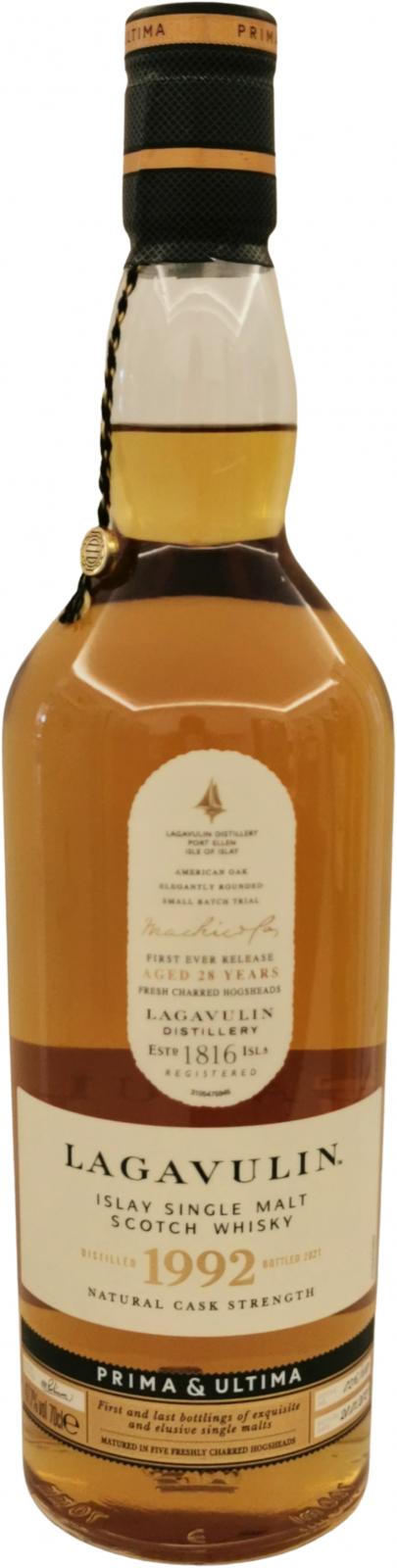 Lagavulin 1992 Prima & Ultima 28 Year Old 2021 Release Single Malt Scotch Whisky | 700ML at CaskCartel.com