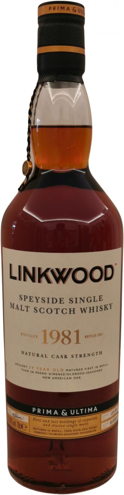 Linkwood 1981 Prima & Ultima 39 Year Old 2021 Release Single Malt Scotch Whisky | 700ML at CaskCartel.com