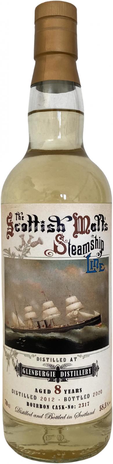 Glenburgie 8 Year Old (D.2012 B. 2020) Steamship Line Scotch Whisky | 700ML at CaskCartel.com