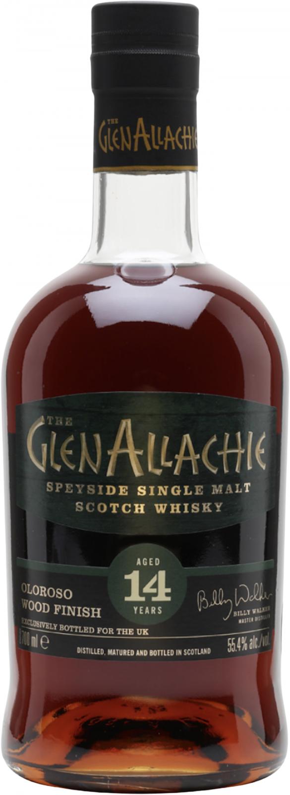 GlenAllachie Oloroso Wood Finish (UK Exclusive) 14 Year Old Whisky | 700ML at CaskCartel.com