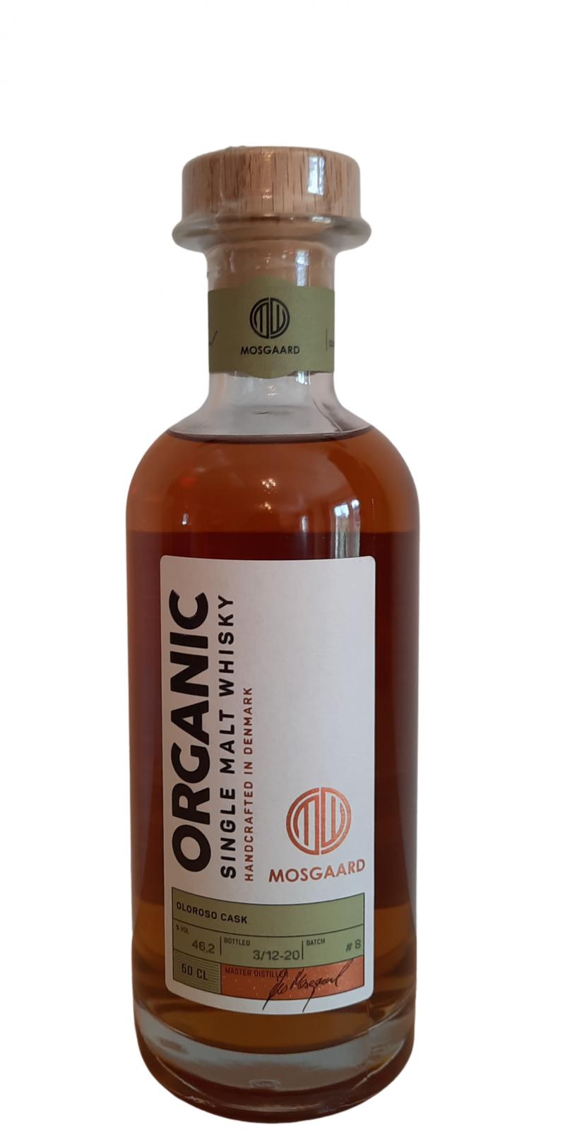 Mosgaard Organic - Oloroso Cask Batch 8 (2020) Release Whisky | 500ML at CaskCartel.com