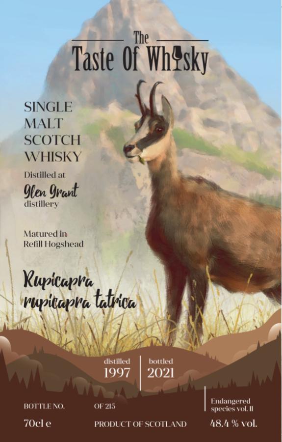 Glen Grant 1997 TTOW Endangered species - "Rupicapra Rupicapra Tatrica" 2021 Release (Cask #5106) Single Malt Scotch Whisky | 700ML at CaskCartel.com