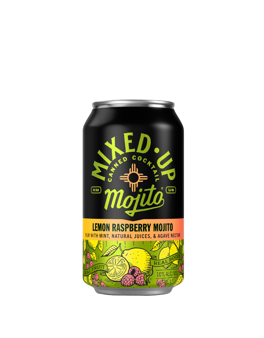 Mixed Up Lemon Raspberry Mojito Cocktail | 4x354ML at CaskCartel.com