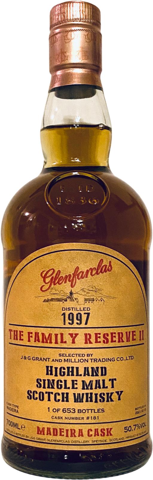 Glenfarclas 1997 Family Reserve II 2021 Release (Cask #181) Single Malt Scotch Whisky | 700ML at CaskCartel.com
