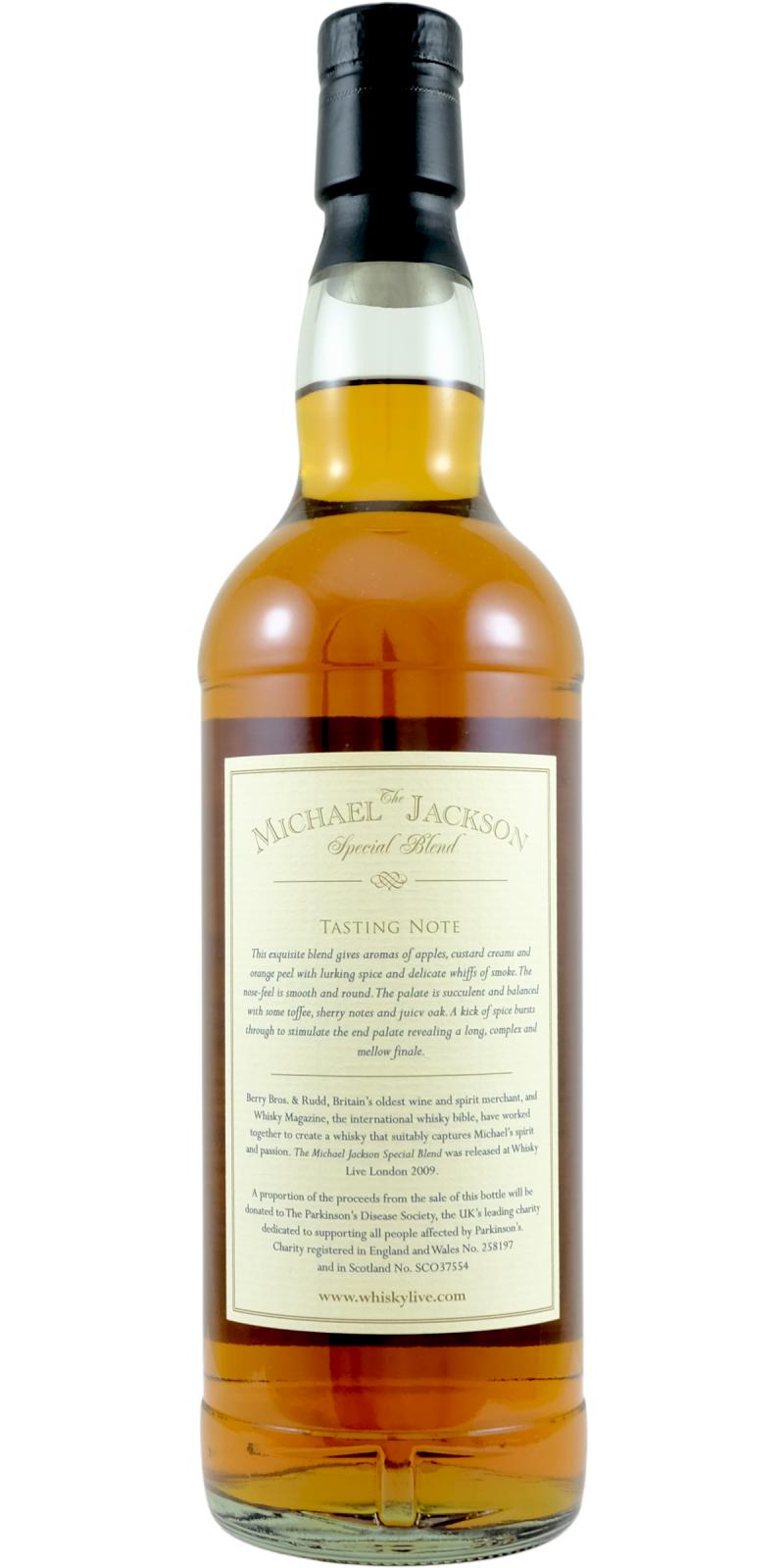 The Michael Jackson Special Blend (Bottled 2009) Whisky | 700ML at CaskCartel.com