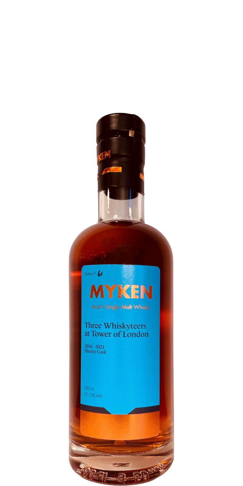 Myken 2016 Three Whiskyteers at Tower of London 2021 Release (Cask #R035) Single Malt Whisky | 500ML at CaskCartel.com