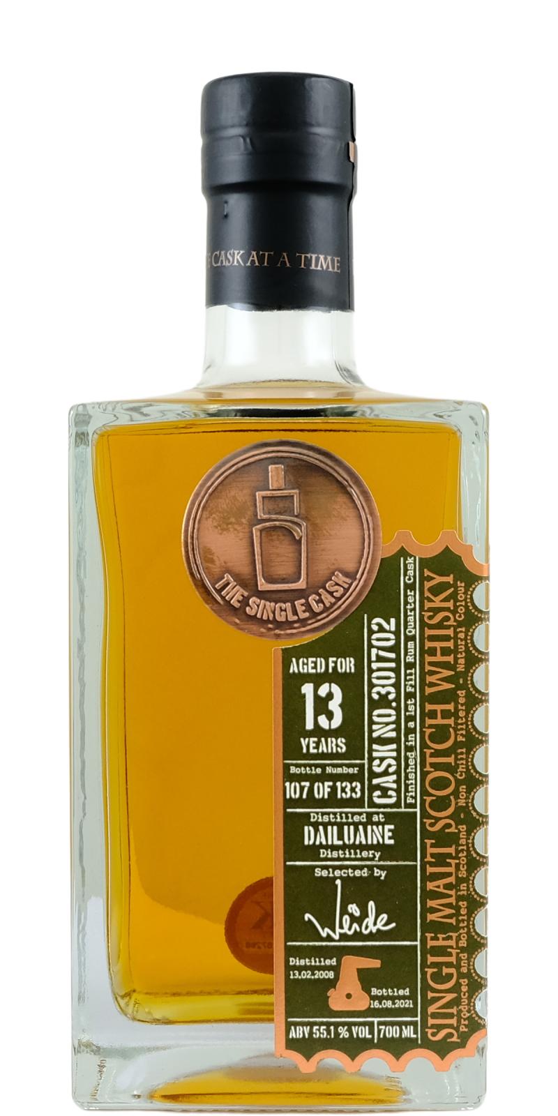 Dailuaine The Single Cask #301702 2008 13 Year Old Whisky | 700ML at CaskCartel.com