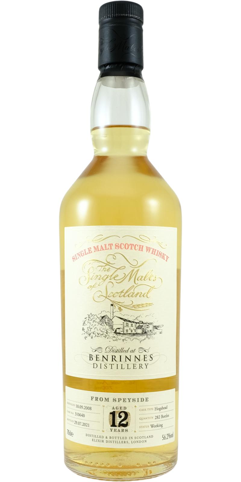 Benrinnes 12 Year Old (D.2008, B.2021)The Single Malts of Scotland Scotch Whisky | 700ML at CaskCartel.com