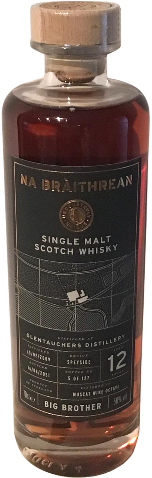 Glentauchers 2009 NaB Big Brother 12 Year Old 2021 Release Single Malt Scotch Whisky | 700ML at CaskCartel.com