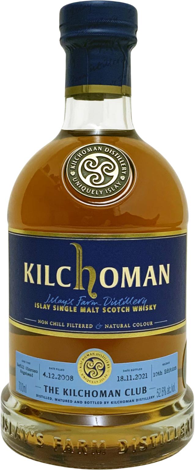 Kilchoman 2008 The Kilchoman Club - 10th Edition 12 Year Old 2021 Release (Cask #634.636.640) Single Malt Scotch Whisky | 700ML at CaskCartel.com