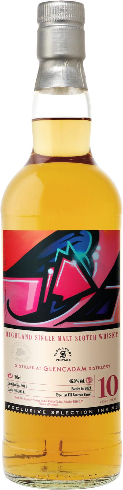 Glencadam 2011 SV Ink #3 Collection 2021 Release (Cask #800141) Single Malt Scotch Whisky | 700ML at CaskCartel.com