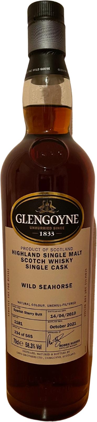 Glengoyne 2010 Wild Seahorse 2021 Release (Cask #1181) Single Malt Scotch Whisky | 700ML at CaskCartel.com