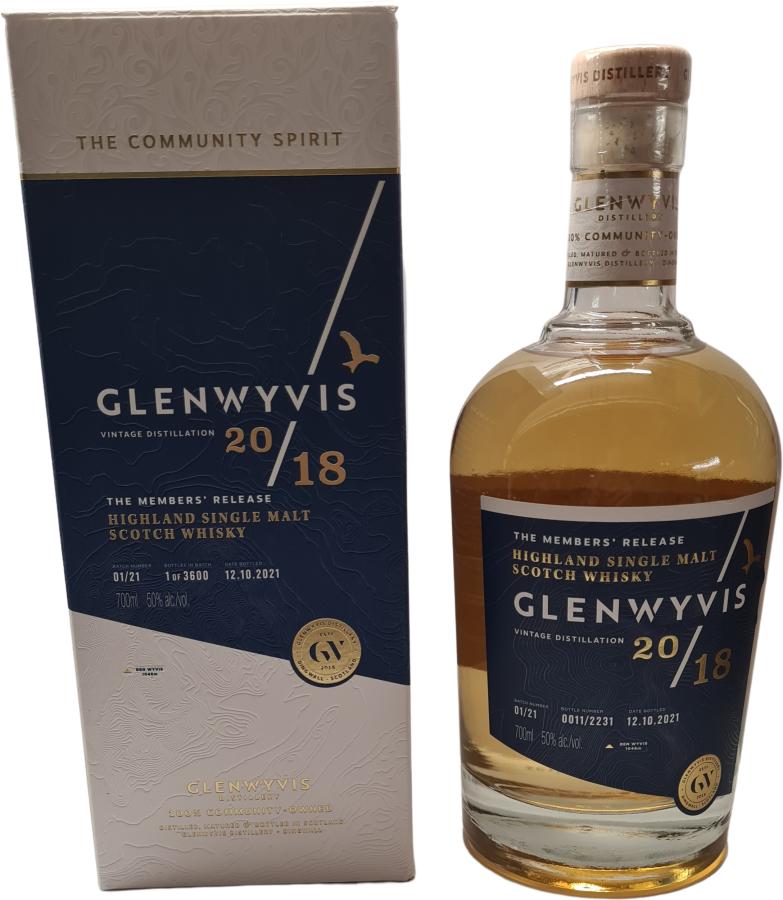 GlenWyvis 2018 The Member's Release 2021 Release Single Malt Scotch Whisky | 700ML at CaskCartel.com