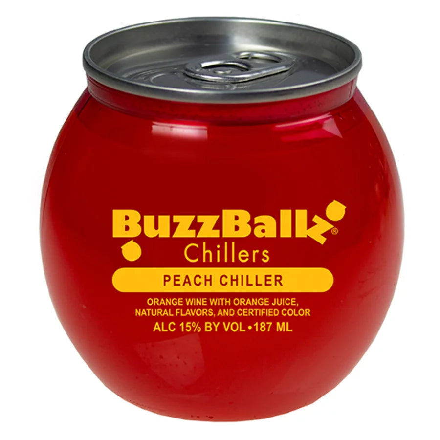 BuzzBallz Chillers Peach | (24)*187ML