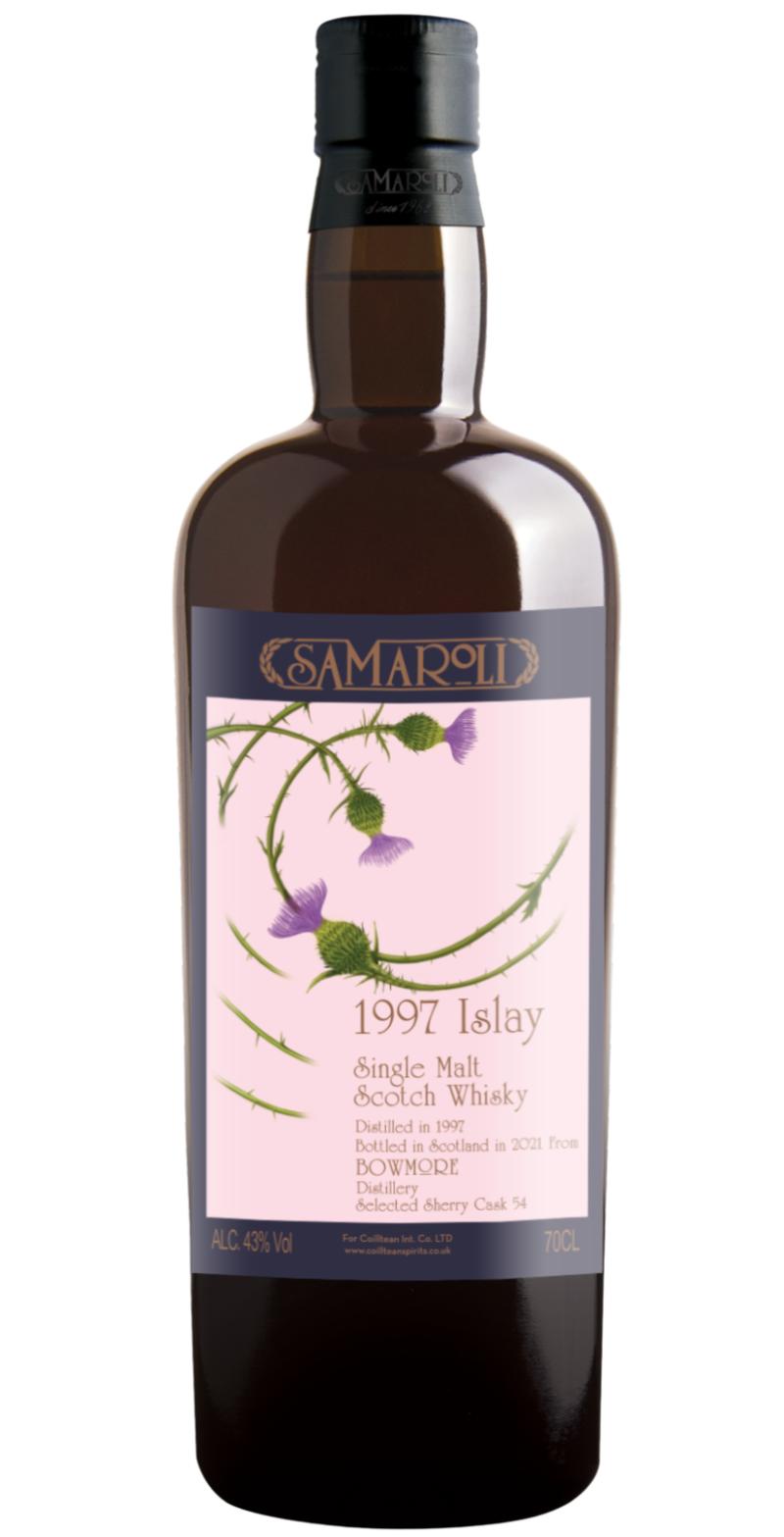 Bowmore Samaroli Single Sherry Cask #54 1997 24 Year Old Whisky | 700ML at CaskCartel.com