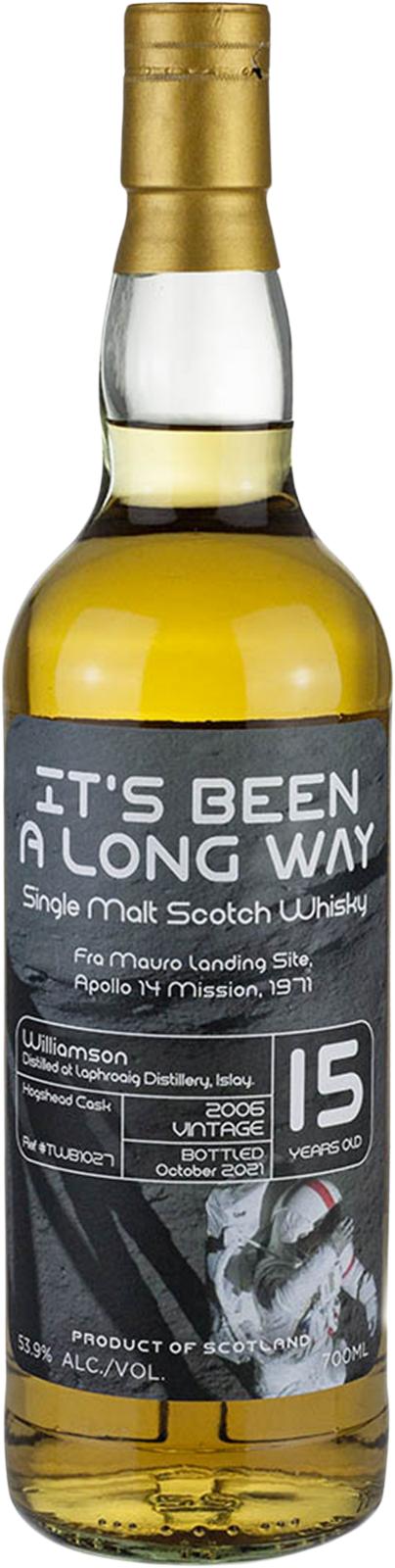 Williamson 2006 TWB It's been a long way 15 Year Old 2021 Release (Cask #TWB1027) Single Malt Scotch Whisky | 700ML at CaskCartel.com