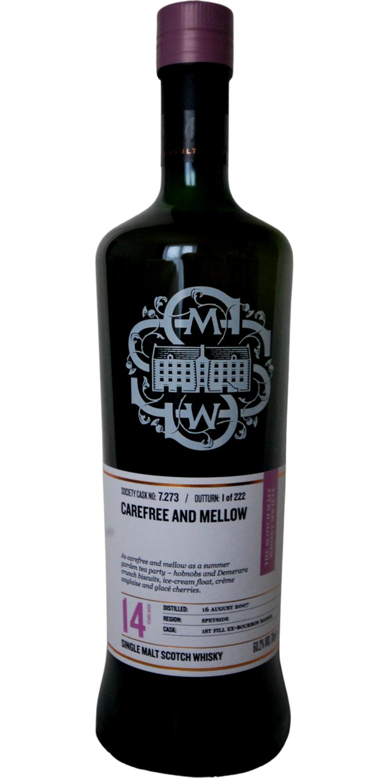 Longmorn 2007 SMWS 7.273 Carefree and mellow 14 Year Old 2021 Release (Cask #7.273) Single Malt Scotch Whisky | 700ML at CaskCartel.com