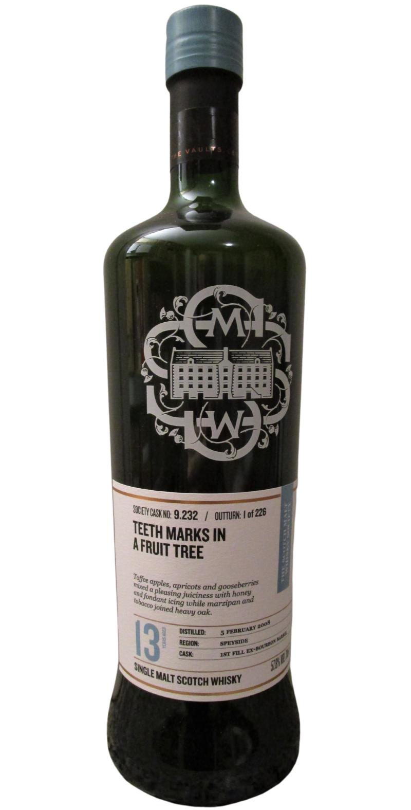 Glen Grant 2008 SMWS 9.232 Teeth marks in a fruit tree 13 Year Old 2021 Release (Cask #9.232) Single Malt Scotch Whisky | 700ML at CaskCartel.com