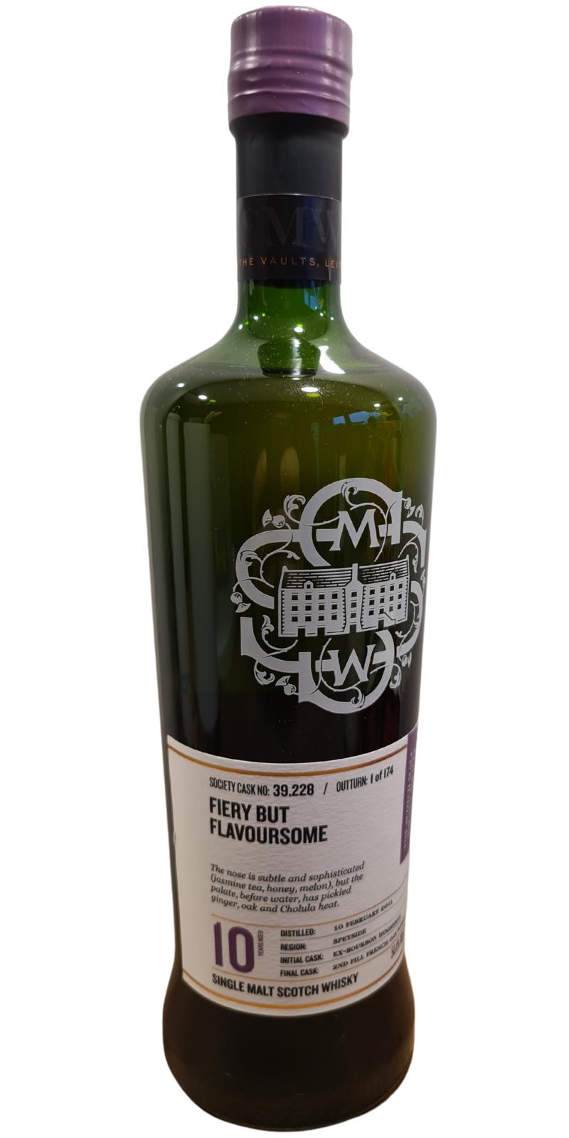 Linkwood 2011 SMWS 39.228 Fiery but flavoursome 10 Year Old 2021 Release (Cask #39.228) Single Malt Scotch Whisky | 700ML at CaskCartel.com