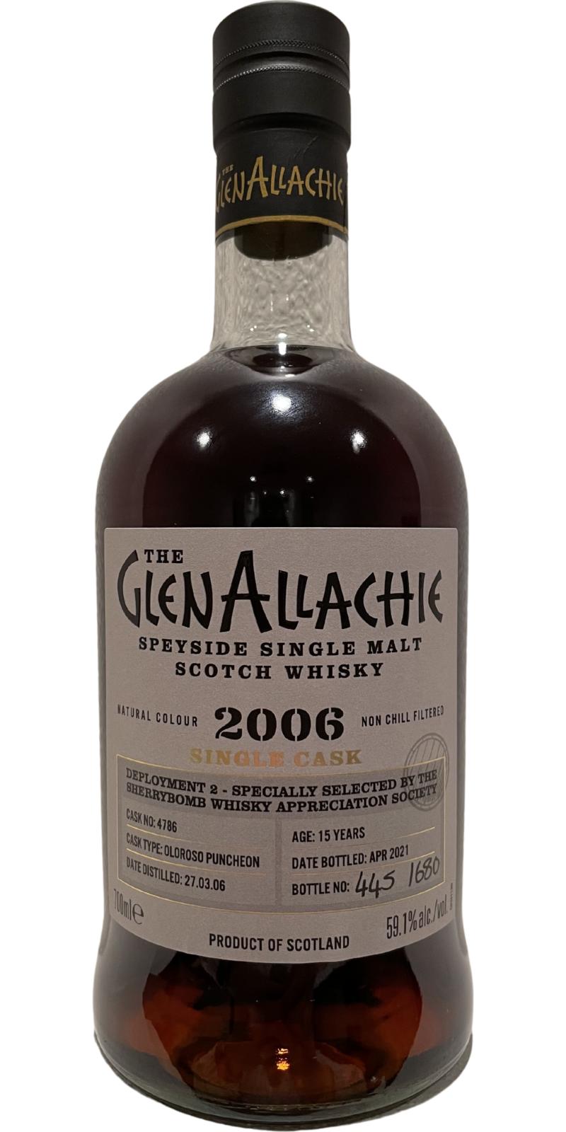 Glenallachie 2006 Single Cask 15 Year Old 2021 Release (Cask #4786) Single Malt Scotch Whisky | 700ML at CaskCartel.com