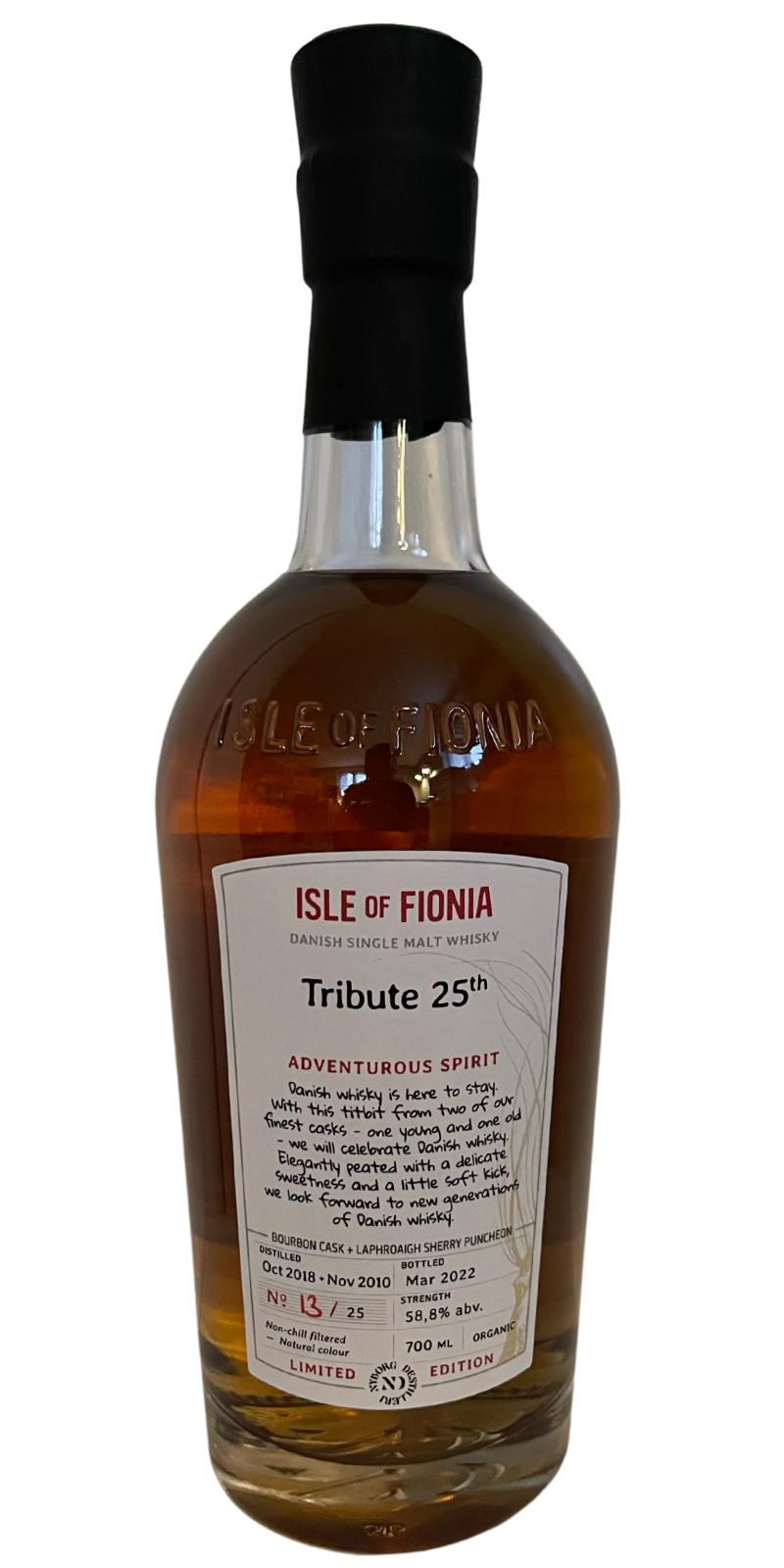 Isle of Fionia Tribute 25th Adventurous Spirit Limited Edition Single Malt Whisky | 700ML at CaskCartel.com