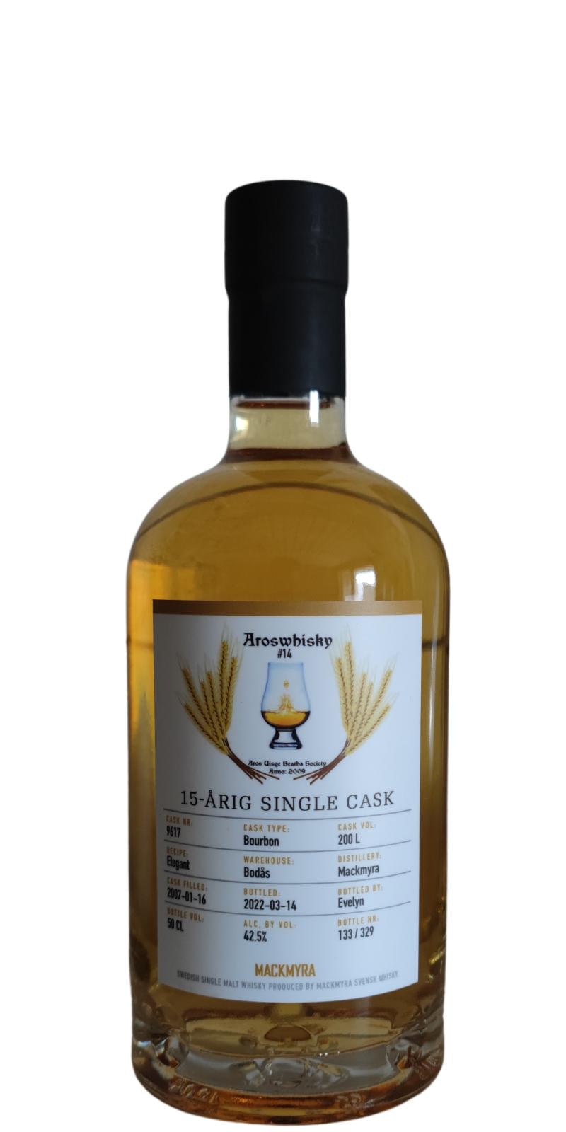 Mackmyra 15 Year Old Aroswhisky #14 Single Cask Whisky | 500ML at CaskCartel.com