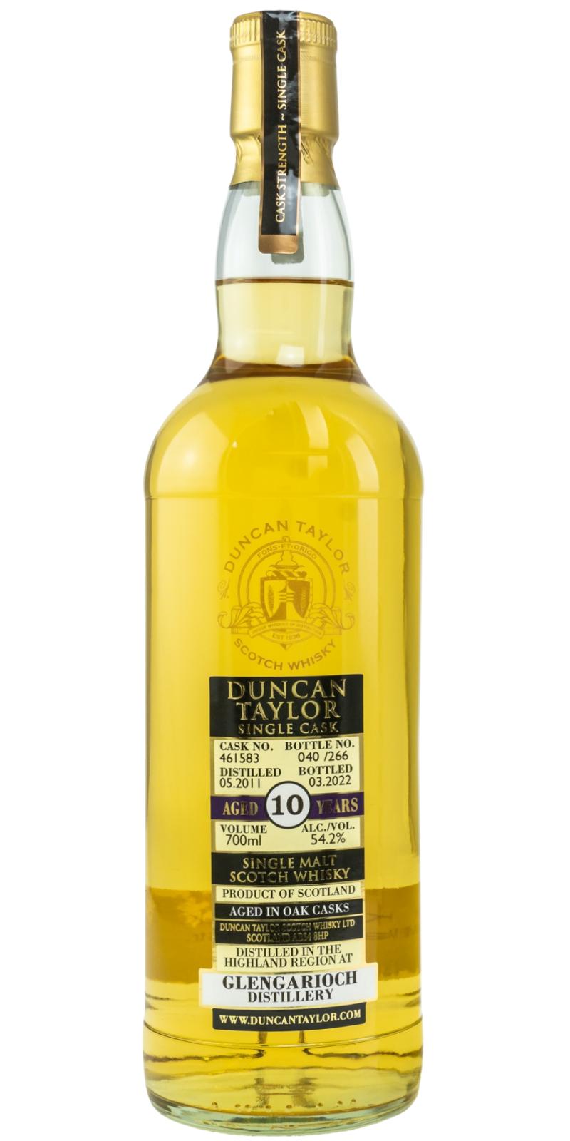 Glen Garioch 2011 (Duncan Taylor) 10 Year Old Single Malt Scotch Whisky | 700ML at CaskCartel.com